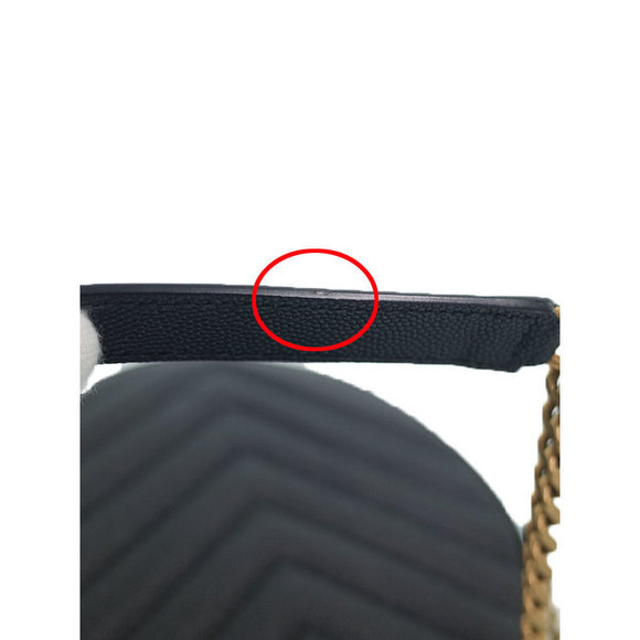 Saint Laurent Chain Shoulder Bag Black - Picture 8 of 9